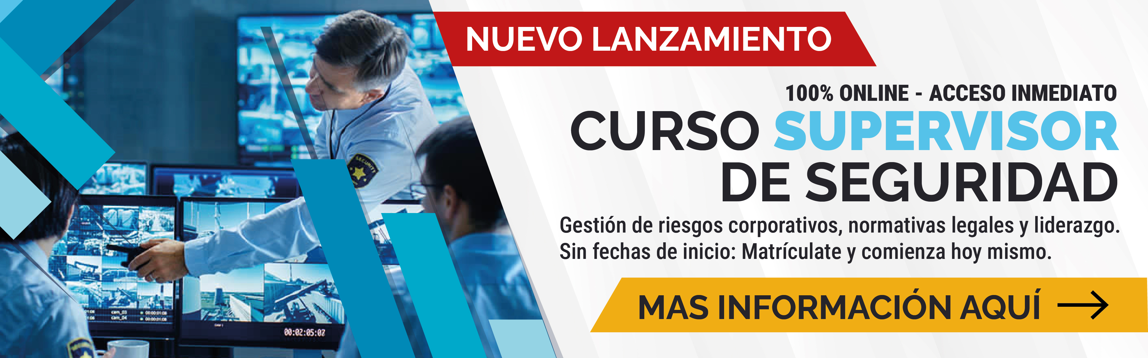 Curso integral de formación para supervisores de seguridad